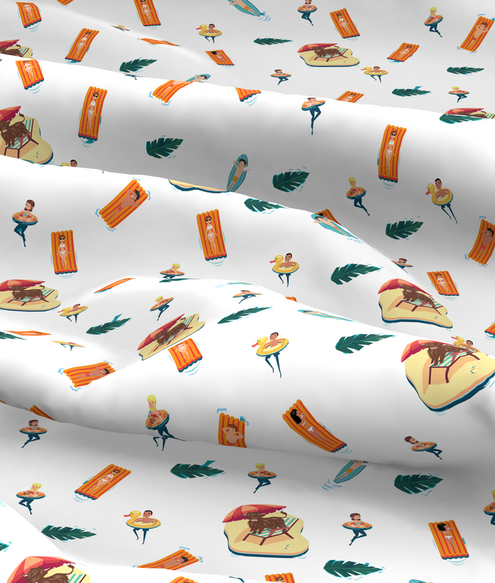 Moo at the Pool Perforated Polo