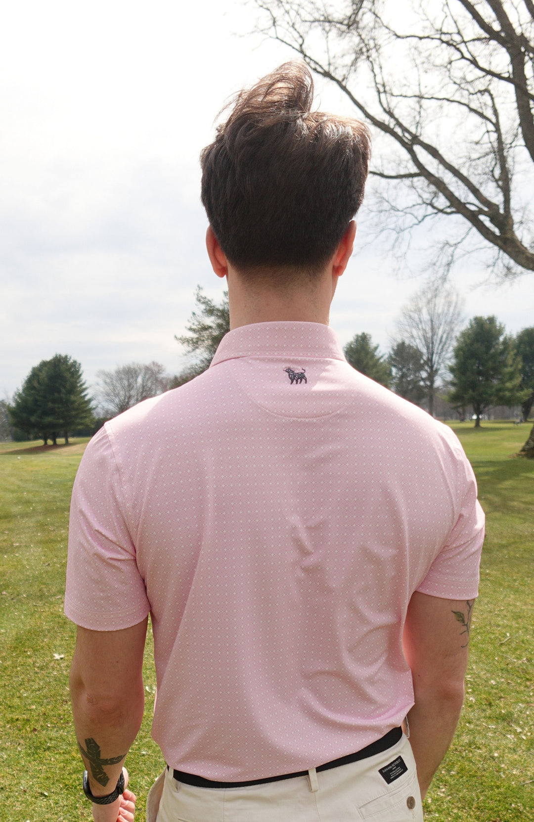 Sculptured Stripes Polo