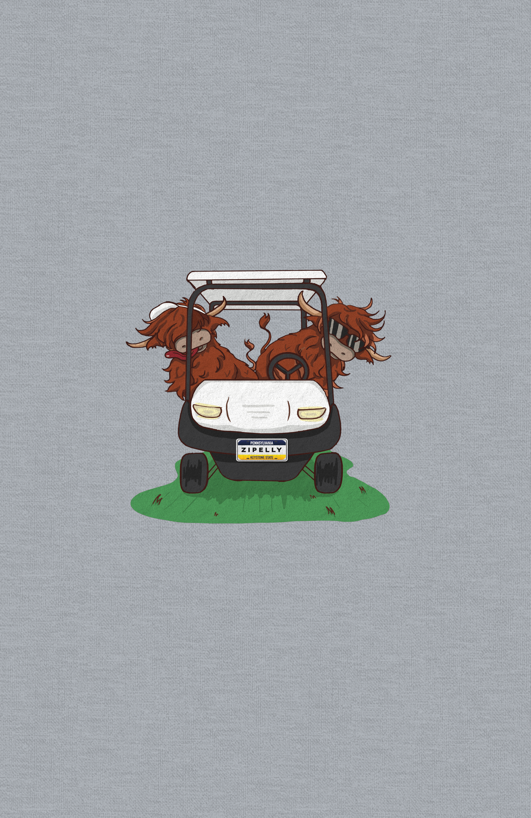 Moo-ving Cart Graphic T-Shirt