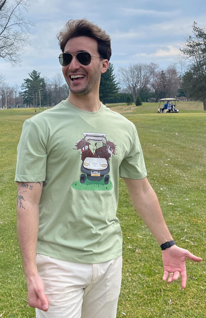 Moo-ving Cart Graphic T-Shirt