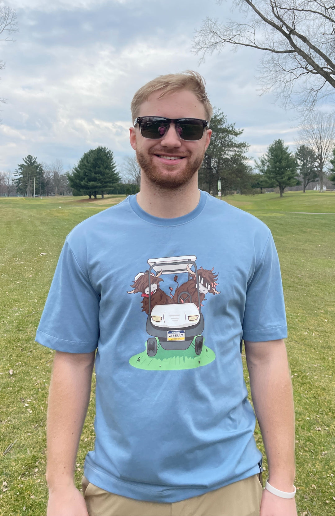 Moo-ving Cart Graphic T-Shirt