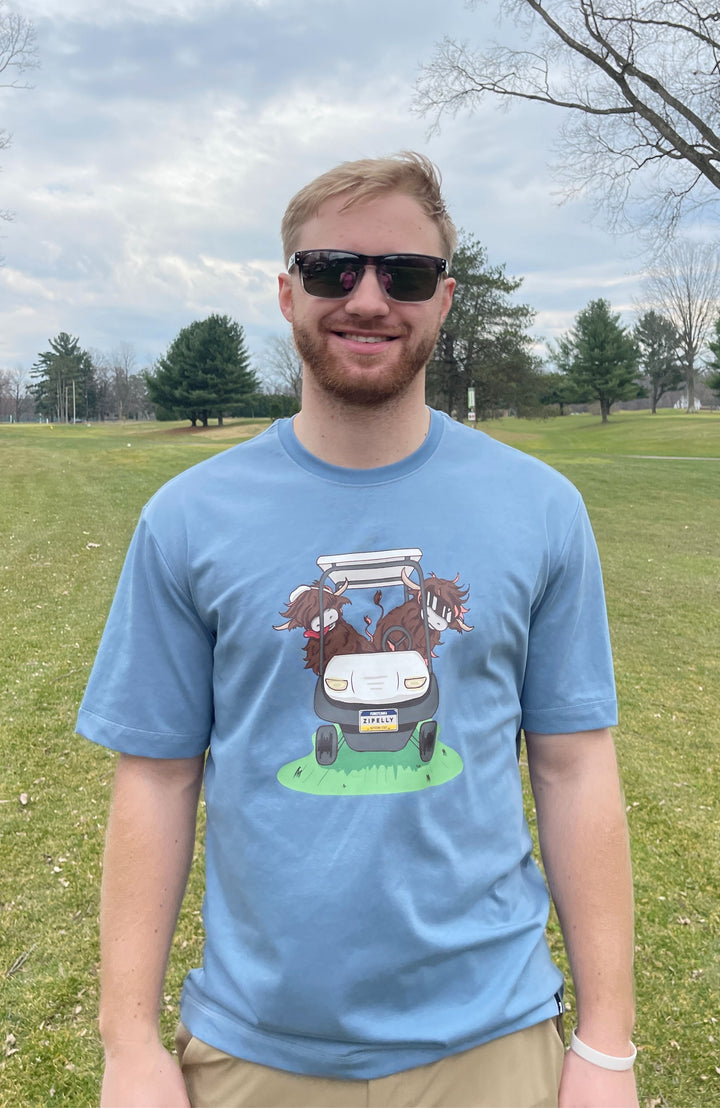 Moo-ving Cart Graphic T-Shirt