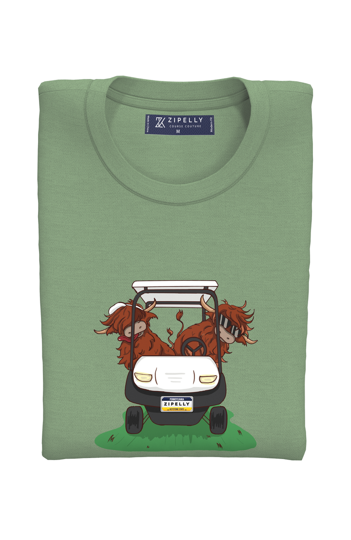 Moo-ving Cart Graphic T-Shirt