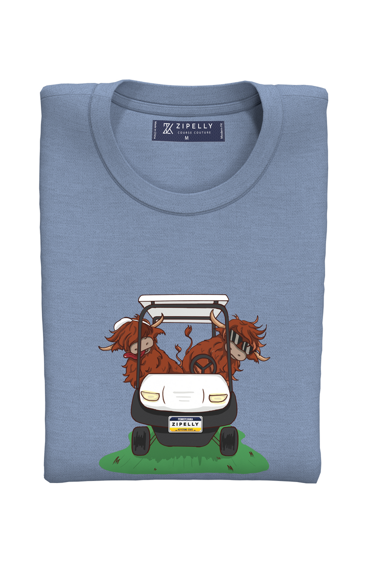 Moo-ving Cart Graphic T-Shirt