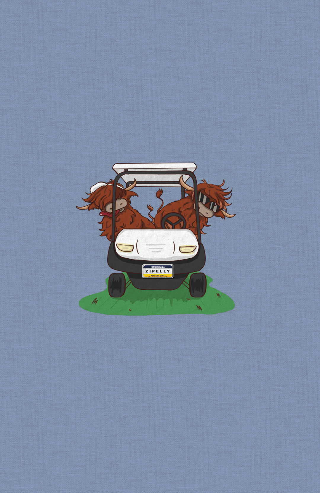 Moo-ving Cart Graphic T-Shirt
