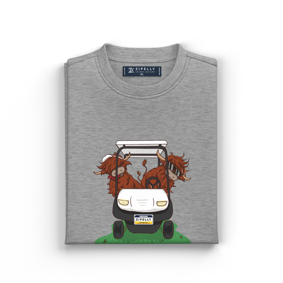 Moo-ving Cart Graphic T-Shirt