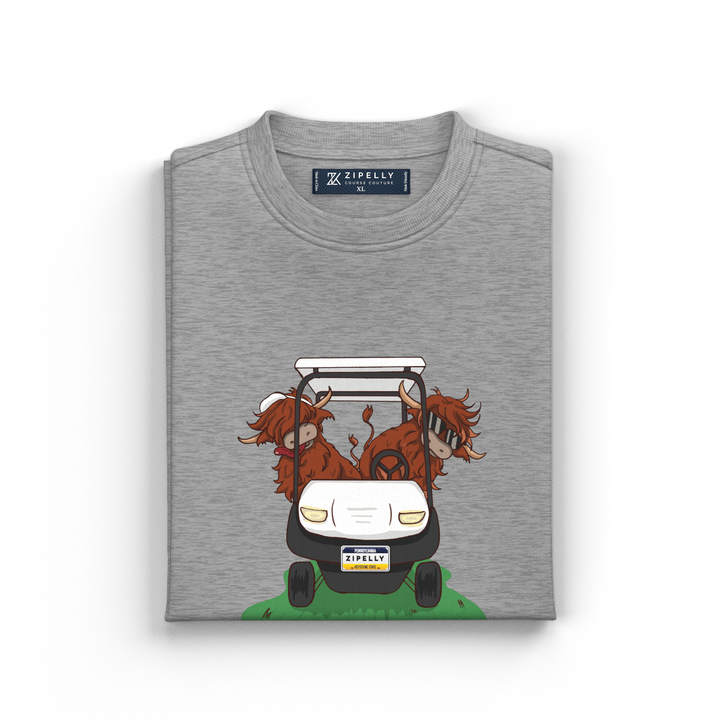 Moo-ving Cart Graphic T-Shirt