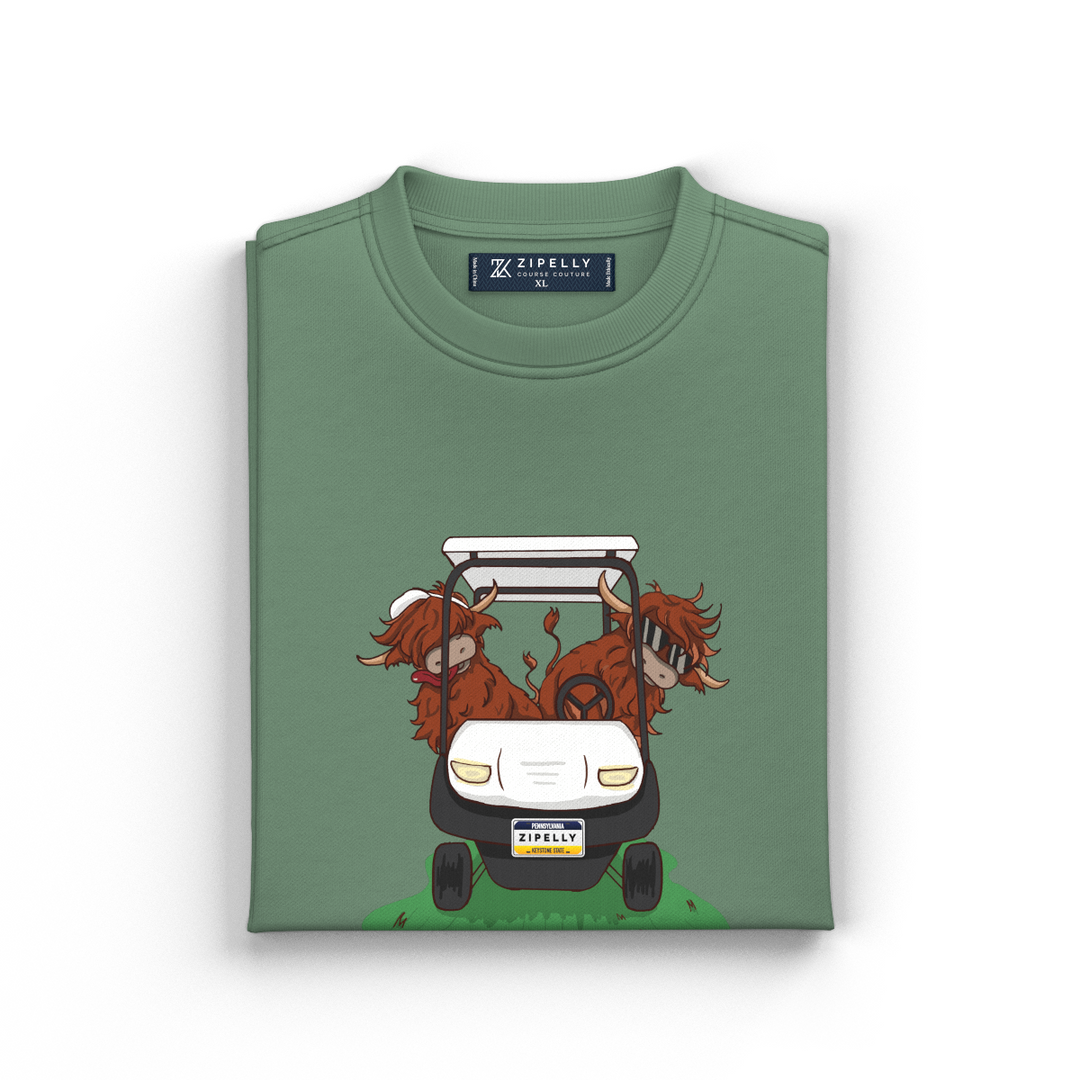Moo-ving Cart Graphic T-Shirt