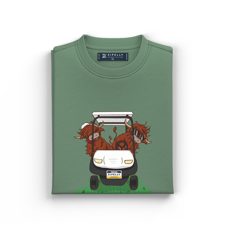 Moo-ving Cart Graphic T-Shirt