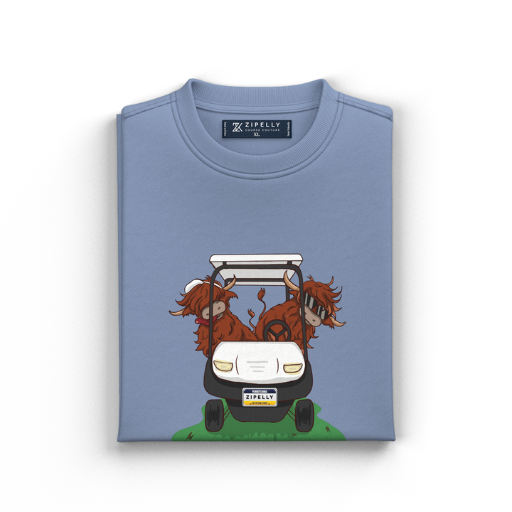 Moo-ving Cart Graphic T-Shirt