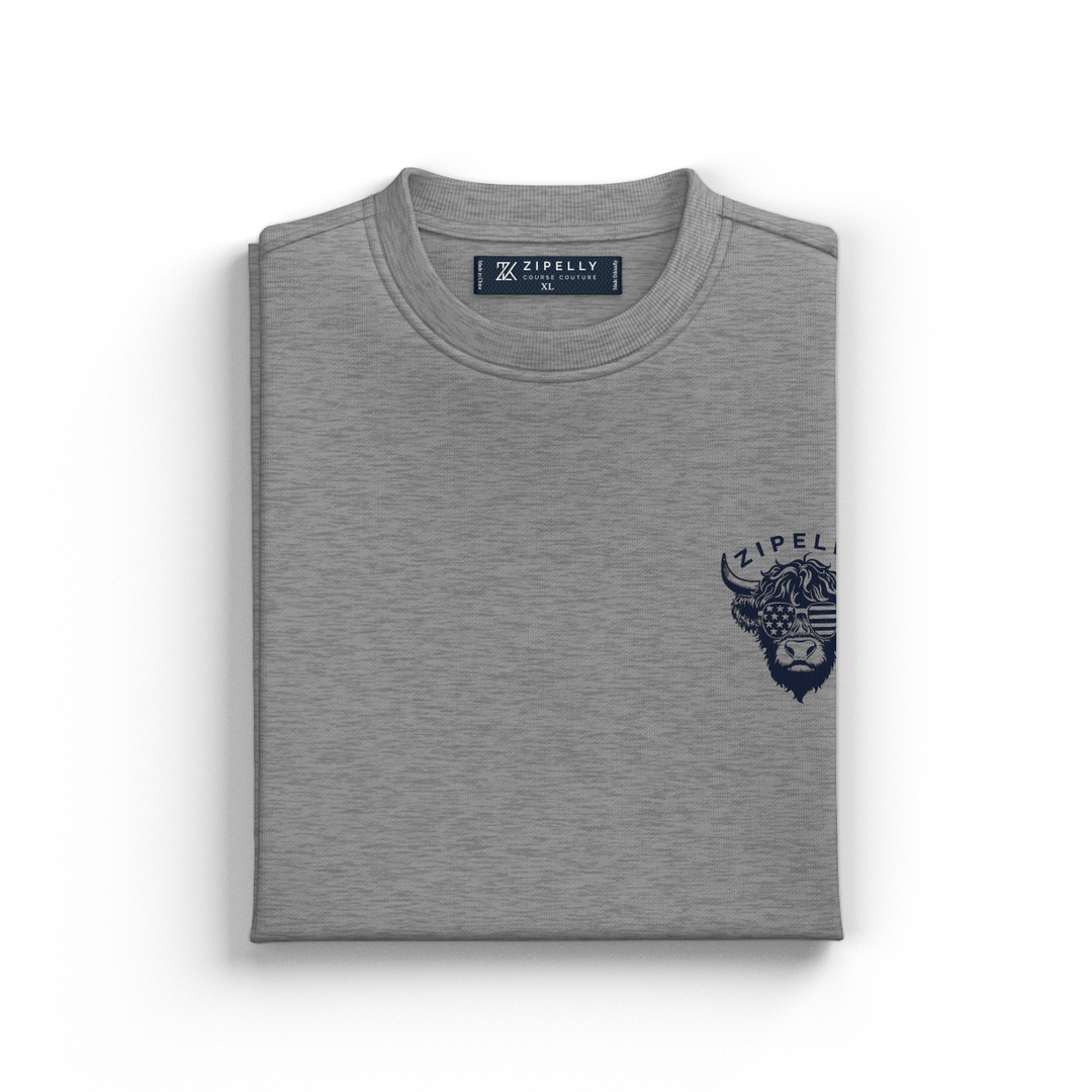 Patriotic Moo Graphic T-Shirt