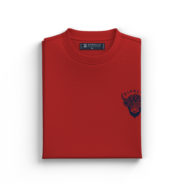 Patriotic Moo Graphic T-Shirt