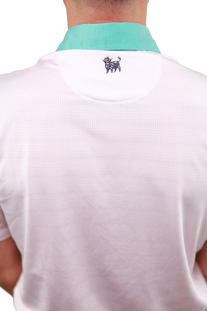 Dobby Polo with Contrast Collar