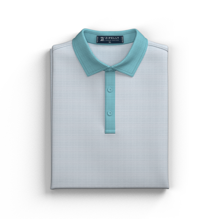 Dobby Polo with Contrast Collar